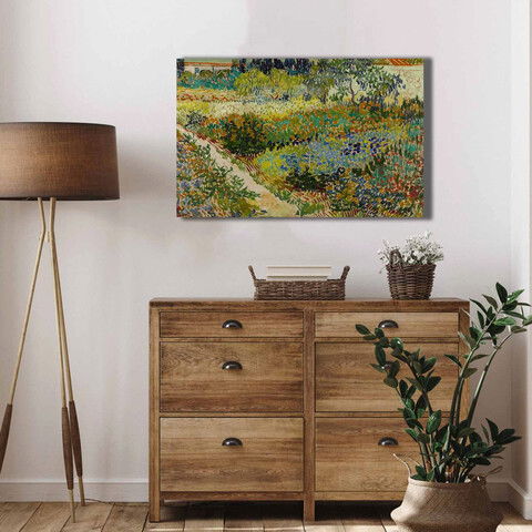 Tablou decorativ, 4570VANGOGH040, Canvas , Lemn, Multicolor