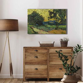 Tablou decorativ, 4570VANGOGH032, Canvas , Lemn, Multicolor