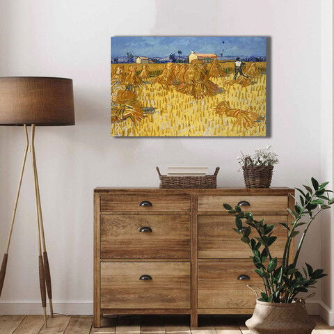 Tablou decorativ, 4570VANGOGH046, Canvas , Lemn, Multicolor