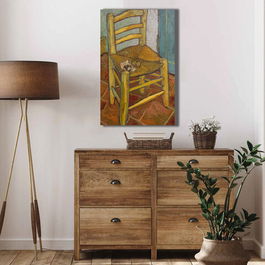 Tablou decorativ, 4570VANGOGH052, Canvas , Lemn, Multicolor