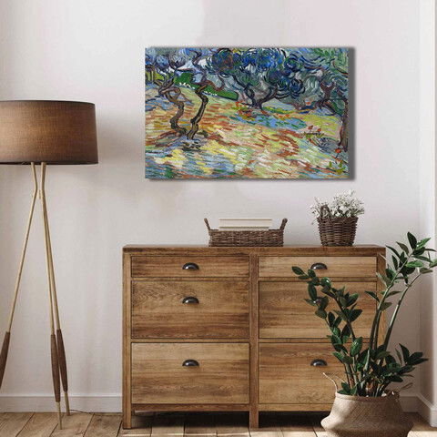 Tablou decorativ, 4570VANGOGH061, Canvas , Lemn, Multicolor