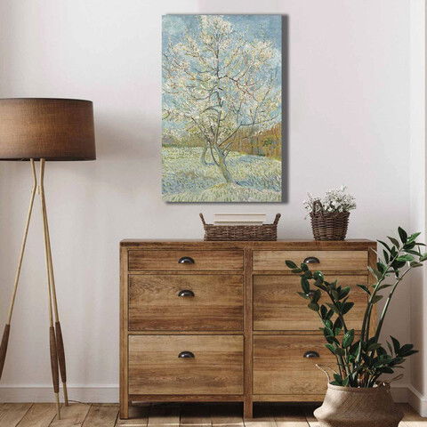 Tablou decorativ, 4570VANGOGH068, Canvas , Lemn, Multicolor
