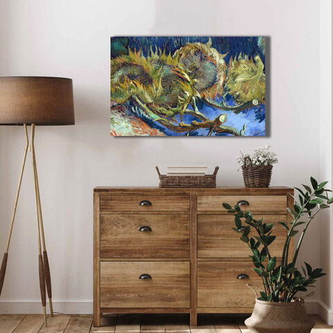Tablou decorativ, 4570VANGOGH076, Canvas , Lemn, Multicolor