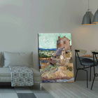 Tablou decorativ, 70100VANGOGH033, Canvas , Lemn, Multicolor