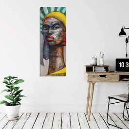 Tablou decorativ, PC329, 50% bumbac / 50% poliester, Canvas imprimat, Multicolor