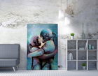 Tablou decorativ, WY250 (50 x 70), 50% bumbac / 50% poliester, Canvas imprimat, Multicolor