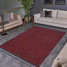 Covor, Las Monte 3011, 160x230 cm, 60% bumbac;40% fibre acrilice, Gri/Roșu