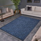 Covor, Las Monte 3010, 200x290 cm, 60% bumbac;40% fibre acrilice, Gri/Albastru Marin