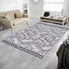 Covor de hol, Las Monte 3002, 80x150 cm, 60% bumbac;40% fibre acrilice, Alb / Gri