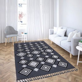 Covor de hol, Las Monte 3039, 80x150 cm, 60% bumbac;40% fibre acrilice, Multicolor