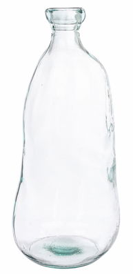 Vaza decorativa din sticla reciclata, Loopy Bottle L, Ø23xH52,5 cm