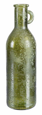 Vaza decorativa din sticla reciclata, Arleen Bottle, Ø14xH50 cm