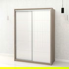 Dulap haine usi culisante PRIMAVERA 155, H205, Oak, Alb Gloss