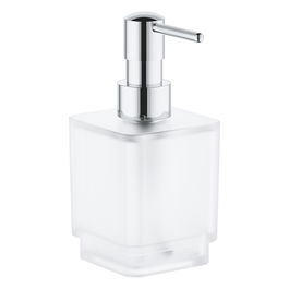 Dozator sapun lichid Grohe Selection Cube sticla mata - crom