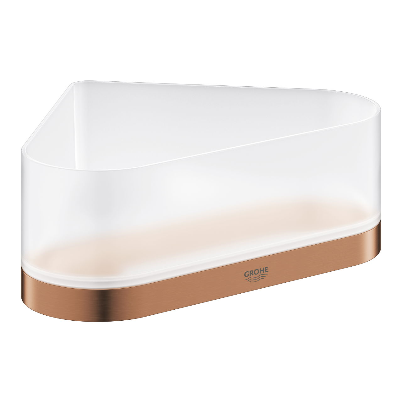 Etajera dus de colt Grohe Selection brushed warm sunset