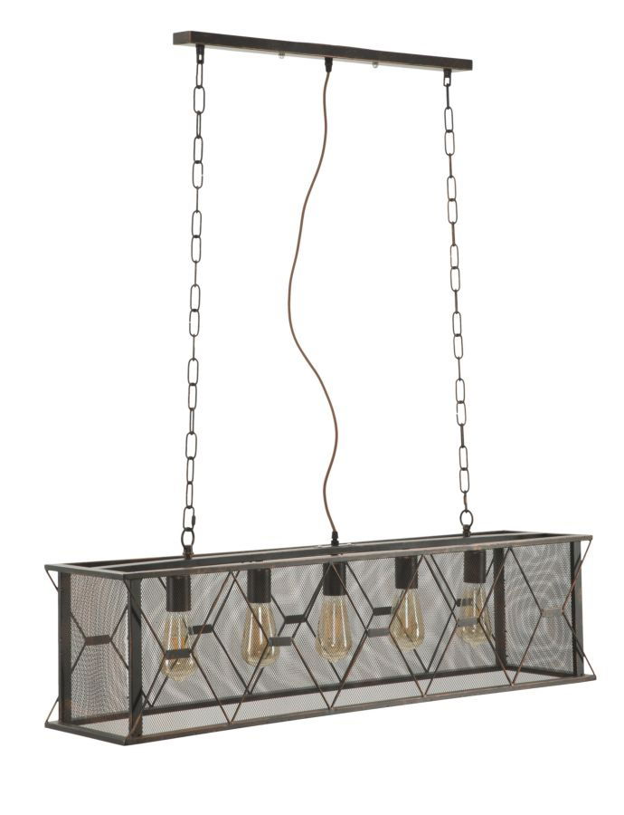 Lustra din metal Gothic Rett Negru