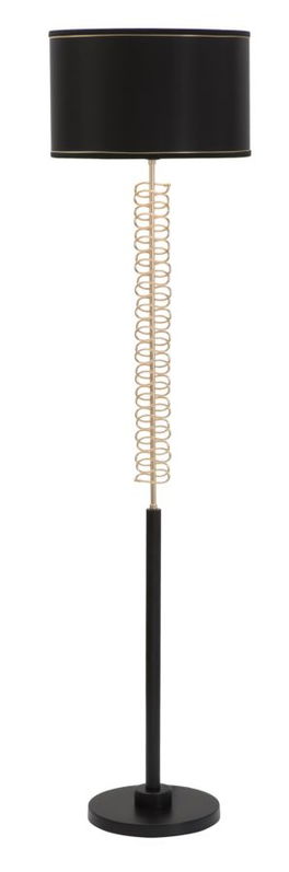 Lampadar Glam Twist Negru / Auriu
