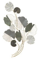 Decoratiune metalica de perete, Lotus Multicolor, l70,5xA7,5x108,5 cm
