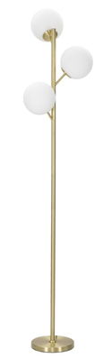 Lampadar Glamy Luci Auriu / Alb, Ø36xH160 cm