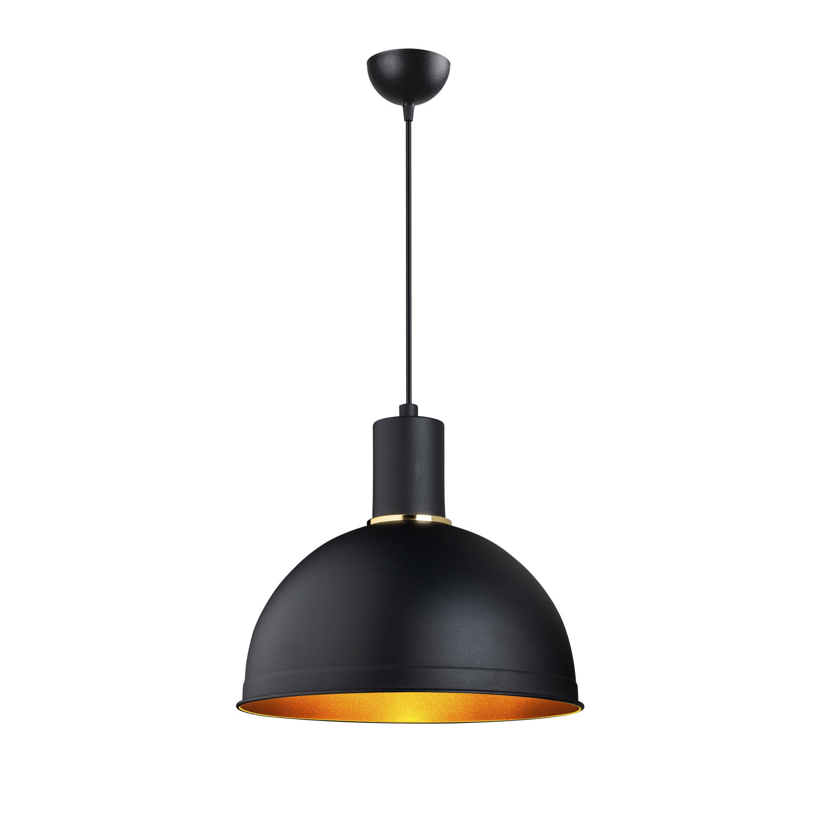 Lustra Retro A Negru / Auriu