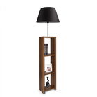 Lampadar cu rafturi, Conical Negru