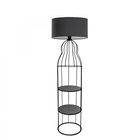 Lampadar cu rafturi, Qubba Antracit / Negru
