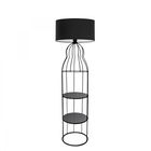 Lampadar cu rafturi, Qubba All BL Negru