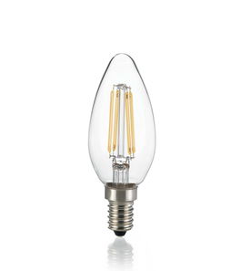 Bec Ideal Lux Oliva E14 4W 3000K 25000 h CRI80 transparent
