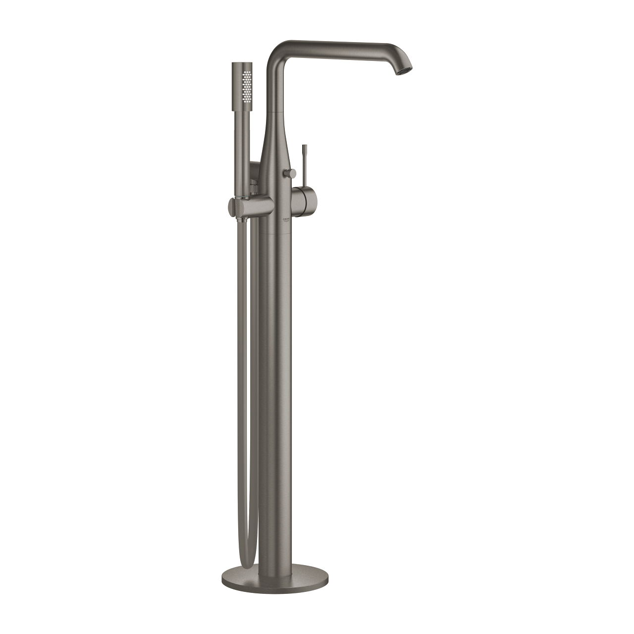 Baterie cada cu montaj pe pardoseala Grohe Essence necesita corp ingropat brushed hard graphite