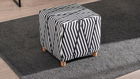 Bancheta, Balcab Home, 825BLC2514, Lemn de fag, Alb negru