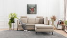 Coltar, Balcab Home, 825BLC1726, Lemn de plop, Crem