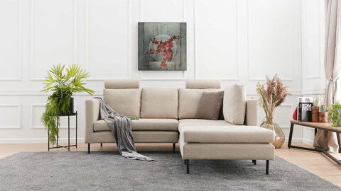 Coltar, Balcab Home, 825BLC1726, Lemn de plop, Crem