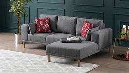 Coltar, Balcab Home, 825BLC1390, Lemn de fag, Gri