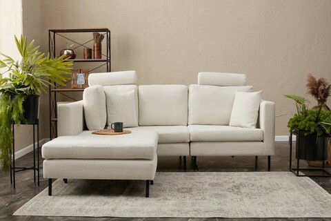 Coltar, Balcab Home, 825BLC2821, Lemn de plop, Crem/Negru