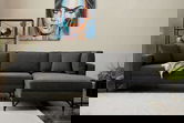 Coltar, Balcab Home, 825BLC2806, Lemn de fag, Antracit / Negru