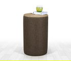 Fotoliu puf, Fluffe, 209FLF1244, 50% bumbac, 50% in, Cafea