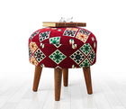 Fotoliu puf, Fluffe, 209FLF1312, 50% bumbac / 50% poliester, Multicolor
