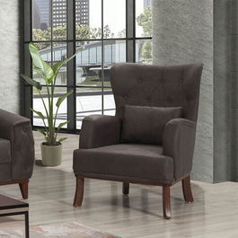 Fotoliu, Unique Design, 867UNQ1513, Lemn de carpen, Antracit