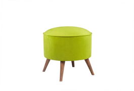 Fotoliu puf, Zeon, 558ZEN1336, Lemn, Verde alune