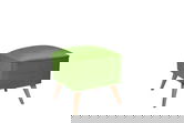 Fotoliu puf, Zeon, 558ZEN1305, Lemn de brad, Verde
