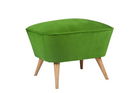 Fotoliu puf, Zeon, 558ZEN1323, Lemn, Verde