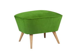 Fotoliu puf, Zeon, 558ZEN1323, Lemn, Verde