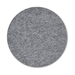 Suport vesela din pasla, Filz Round Gri, Ø38 cm