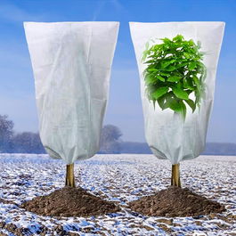 Sac de protectie plante KEELYY, tifon, alb, 120 x 180 cm