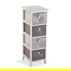 Organizator pentru baie cu 4 sertare Cozy, Versa, 30x25x72 cm, lemn