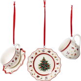 Set decoratiuni brad Villeroy & Boch Toy\'s Delight Decoration Tableware set 3 piese