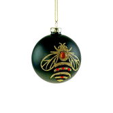 Decoratiune brad Deko Senso Bee sticla 8cm negru