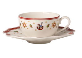 Ceasca si farfuriuta pentru cafea Villeroy & Boch Toy\'s Delight White 0.2 litri