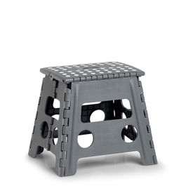 Scaun inaltator pliabil, din plastic, Dots Medium Antracit, l37xA30xH32 cm