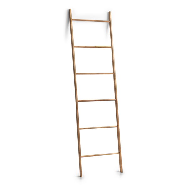 Suport prosoape de baie, din bambus, Rail Natural, l50xA3,5xH182,5 cm